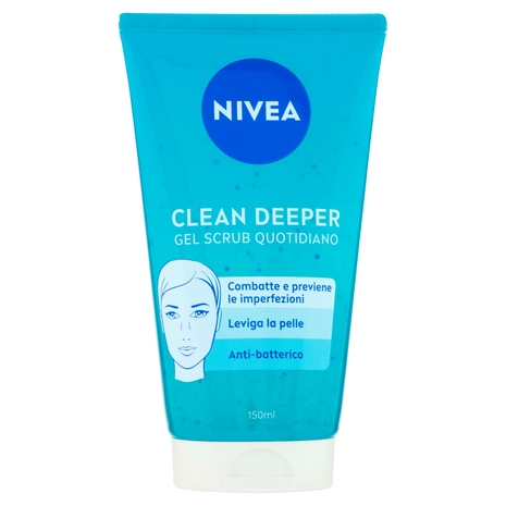 Nivea Clean Deeper Gel Scrub Quotidiano 150 ml